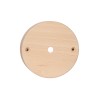 Runde Deckenrosette aus lackierbarem Holz
