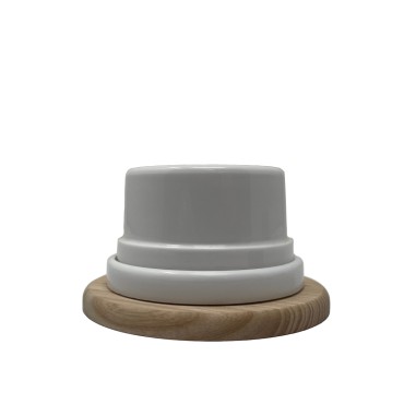 Base de madera barnizable Ø 100 mm
