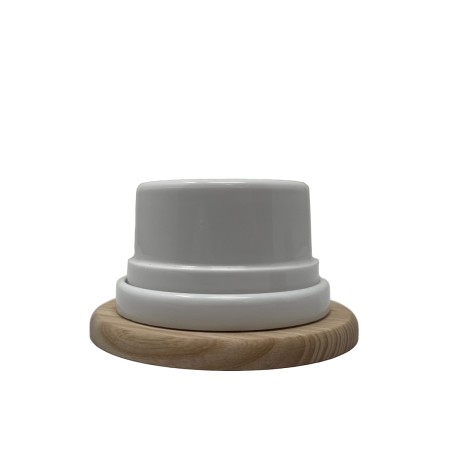 Base de madera barnizable Ø 100 mm