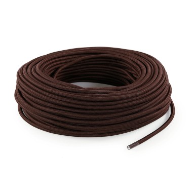 Cable/fil Electrique Tissu Marron