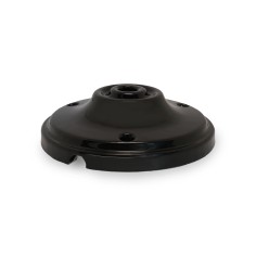 Rosone vintage in porcellana nero 2