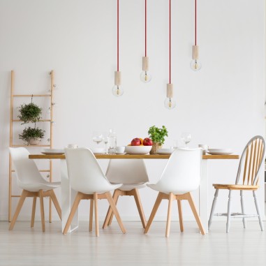 Douille cylindrique en bois à peindre ou à vernir 50x110 mm