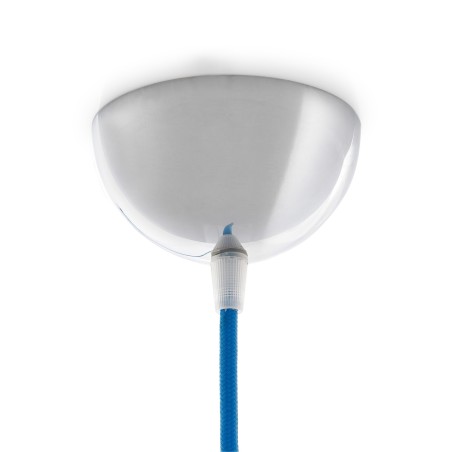 Rosetón semiesférico de metal cromado