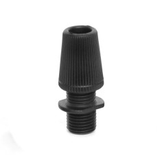 Prensa cables cónico de plástico negro