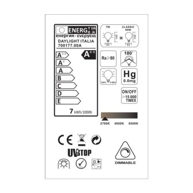 Ampoule Led goutte G95 avec calotte cuivrée