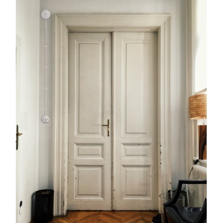 Isolateur en porcelaine blanc - Installations apparentes vintage