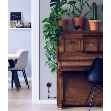 Isolateur en porcelaine noir - Accessoires en porcelaine pour l’éclairage