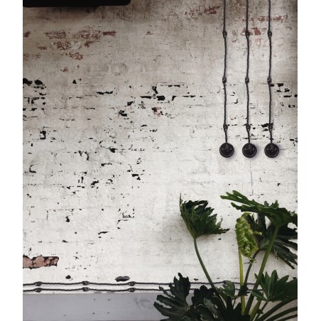 CABLE TEXTIL TRENZADO NEGRO