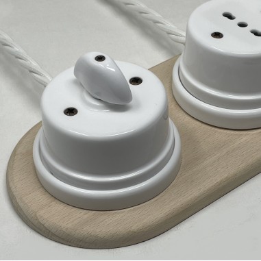 BASE DOUBLE EN BOIS NATUREL