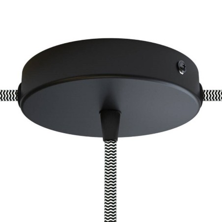 Prensa cables cónico de plástico negro