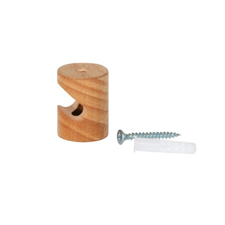 Descentrador con gancho de madera