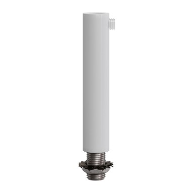 SERRE-CÂBLE CYLINDRIQUE EN METAL HAUT 7CM BLANC