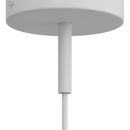 SERRACAVO CILINDRICO IN METALLO ALTO 7CM BIANCO