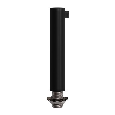 SERRE-CÂBLE CYLINDRIQUE EN METAL HAUT 7CM NOIR