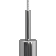 Zylindrische Kabelverschraubung aus verchromtem Metall 2
