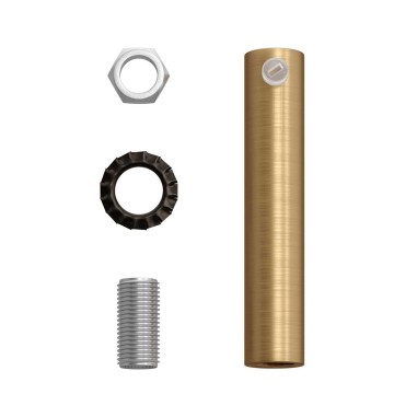 SERRE-CÂBLE CYLINDRIQUE EN METAL HAUT 7CM BRONZE SATINE