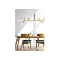Die LED-Röhrenlampe T30 aus weiß satiniertem Glas bietet eine breite Lichtverteilung 2