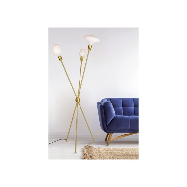 AMPOULE LED GOUTTE CUIVRE - câbles textiles colorés - éclairage design