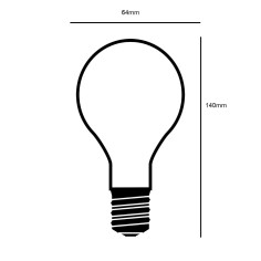 LED-Leuchtmittel ST64 aus Porzellan 2