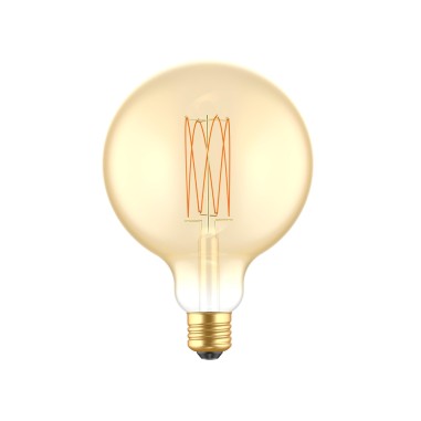 G125-Globelampe mit vertikalem Filament
