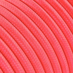 Cable eléctrico redondo recubierto de tela de color