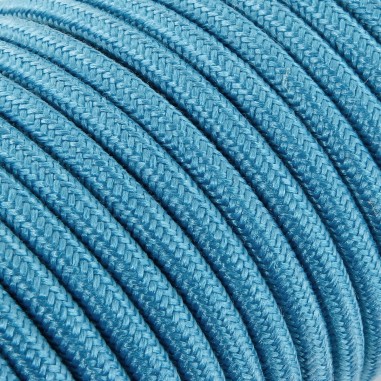 Cable eléctrico redondo recubierto de tela