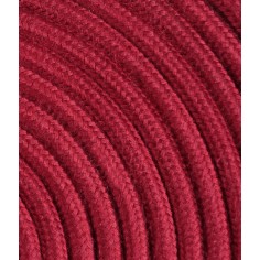 Cable eléctrico redondo recubierto de tela