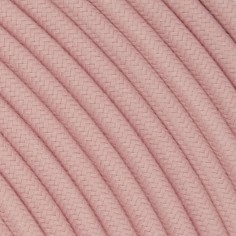 Cable eléctrico redondo recubierto de tela