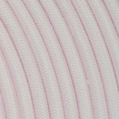Rundes, farbiges textilummanteltes Elektrokabel aus Rohgarn in Spross