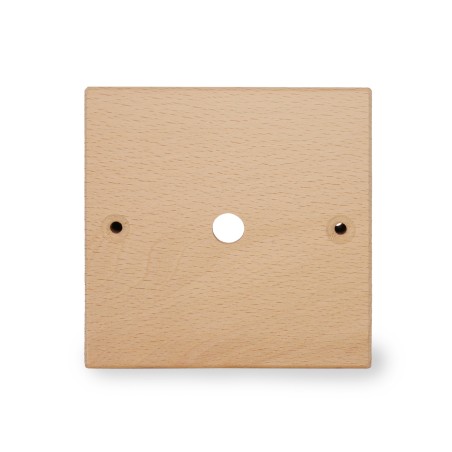 Rosetón de madera cuadrado pintable