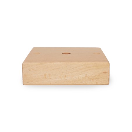 Rosetón de madera cuadrado pintable