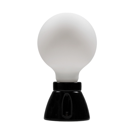 Lampe en porcelaine E27 noir