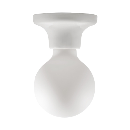Lampe en porcelaine E27 blanc
