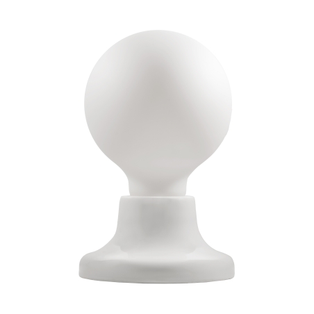 Lampe en porcelaine E27 blanc