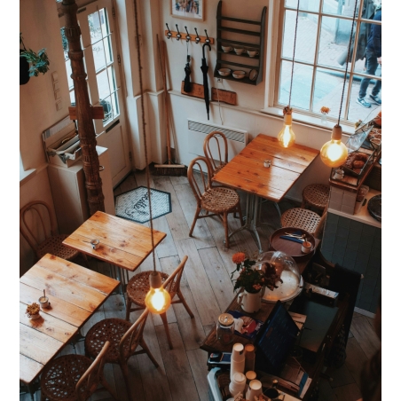 Douille E27 en porcelaine blanche - éclairage vintage - Dress Light