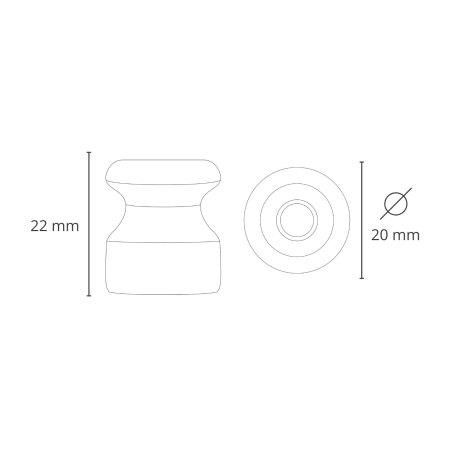 ISOLATORE IN PORCELLANA BIANCO - Accessori illuminazione vintage