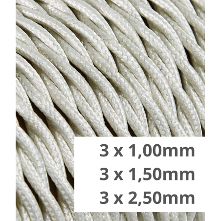 cavi intrecciati a vista
cavi elettrici intrecciati a vista
cavi trecciati rivestiti in tessuto