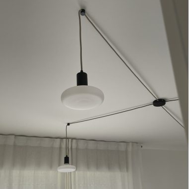 PAVILLON EN MÉTAL NOIR 4 TROUS LATÉRAUX - accessoires et produits d’éclairage