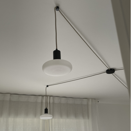 PAVILLON EN MÉTAL NOIR 4 TROUS LATÉRAUX - accessoires et produits d’éclairage