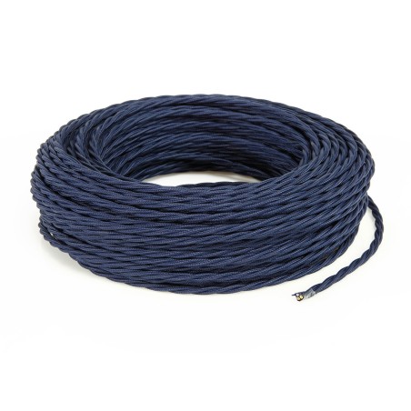 Câble électrique torsadé gainé de tissu abisso