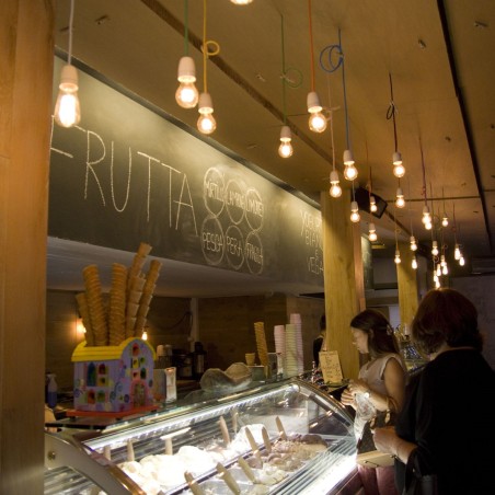 Câble textile gainé de tissu coloré