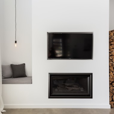 Cable eléctrico redondo recubierto de tela de color negro