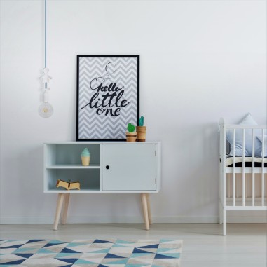 Rundes, farbiges textilummanteltes Elektrokabel in Hellblau