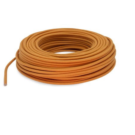 CABLE TEXTIL REDONDO DE COLOR