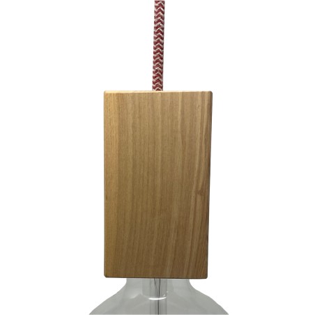 Lampenfassung aus lackierbarem Holz
