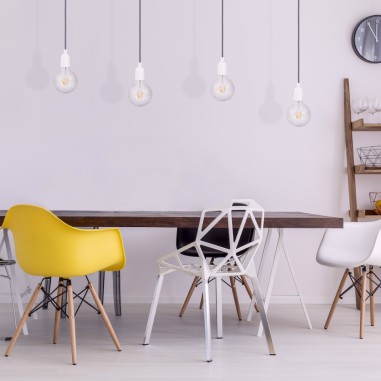 Câble électrique rond gainé de tissu fil brut