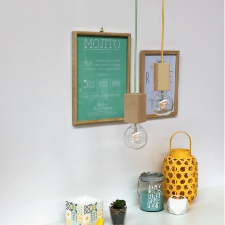 Cable eléctrico redondo recubierto de tela