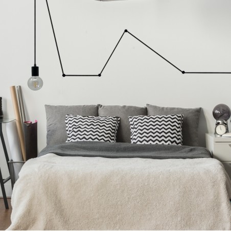 Descentrador/Pasacables en plástico blanco