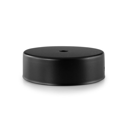 Pavillon rond en métal noir Ø 100 mm