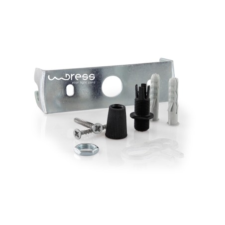 Pavillon rond en métal noir Ø 100 mm